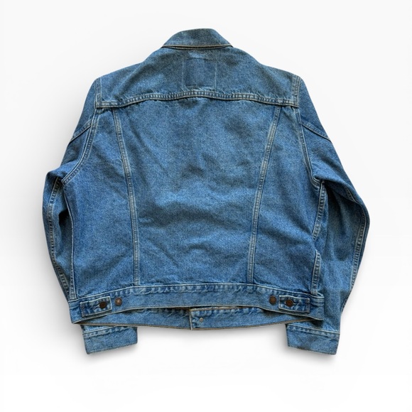 Vintage 80s Levi’s Orange Tab Type III Denim Trucker Jacket Size 48 / Large - Picture 2 of 12